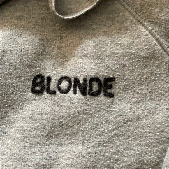 Brunette label grey hoodie - Picture 3 of 5